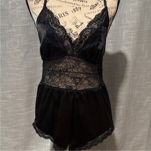 Forever 21 Black Lace Romper